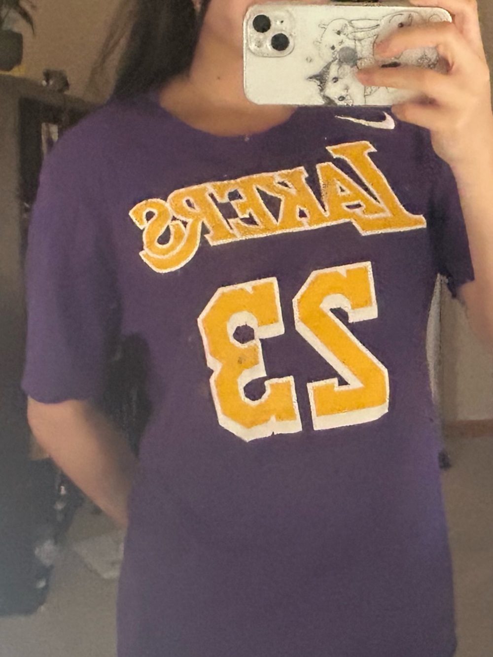 Purple Lakers #23 Graphic Tee